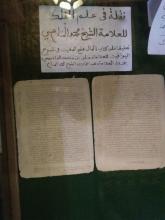 مخطوطات نادرة للشيخ محمد المامي