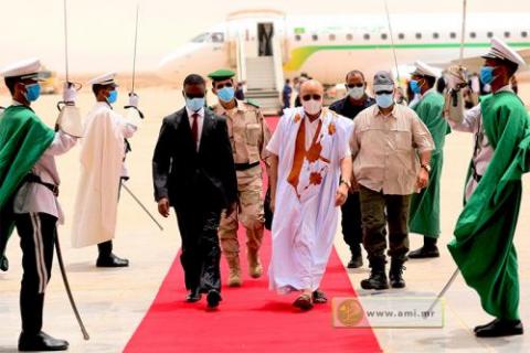 Le président de la République regagne la capitale Nouakchott