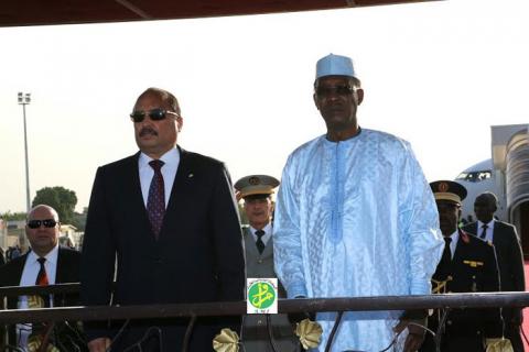 Mohamed Ould Abdel Aziz et Idriss Déby Itno