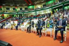 Le Président de la République assiste à la cérémonie d’investiture du Président burkinabé