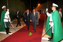 Départ du Président, Ould Abdel Aziz, pour le 3éme sommet Inde/Afrique